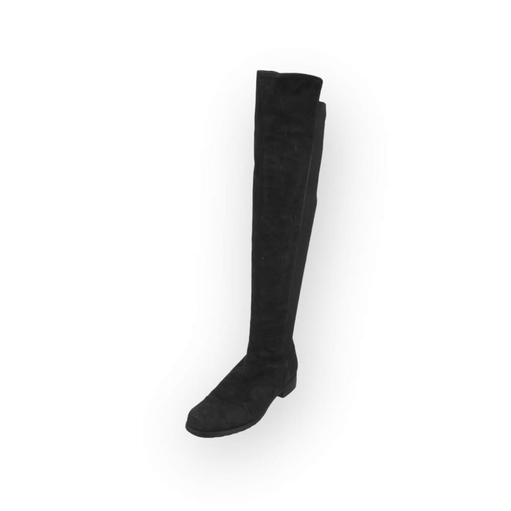 Stuart Weitzman Over The Knee, Black, Suede Boots, Sz 6